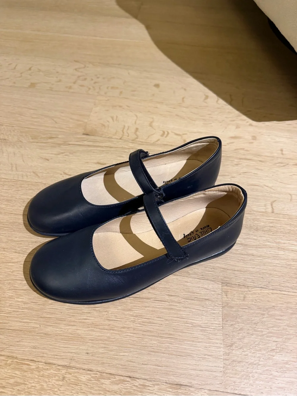 Classic Girls Mary Jane School Shoes - Navy - Little Eric size 34